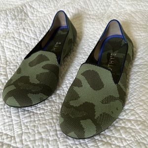 Rothy’s “The Loafer” Green Camouflage